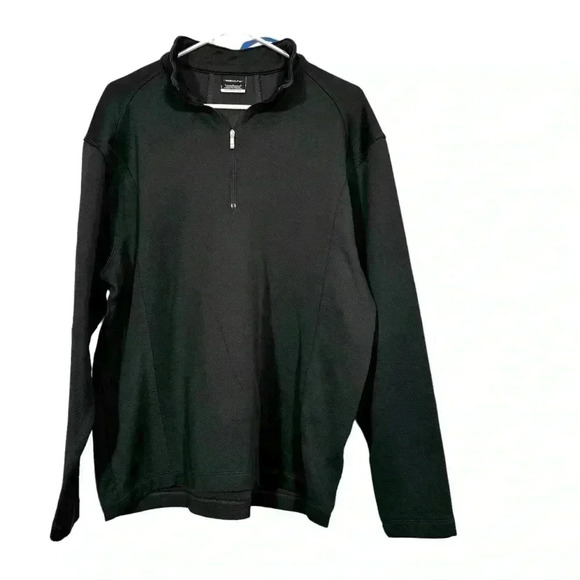 Nike Golf Men’s Sweater 1/4 Zip Pullover Dark Gray Size Large Performance - Picture 1 of 10